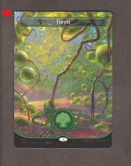 FACTORY MISCUT (490) Forest - GALAXY FOIL - PLANETARY